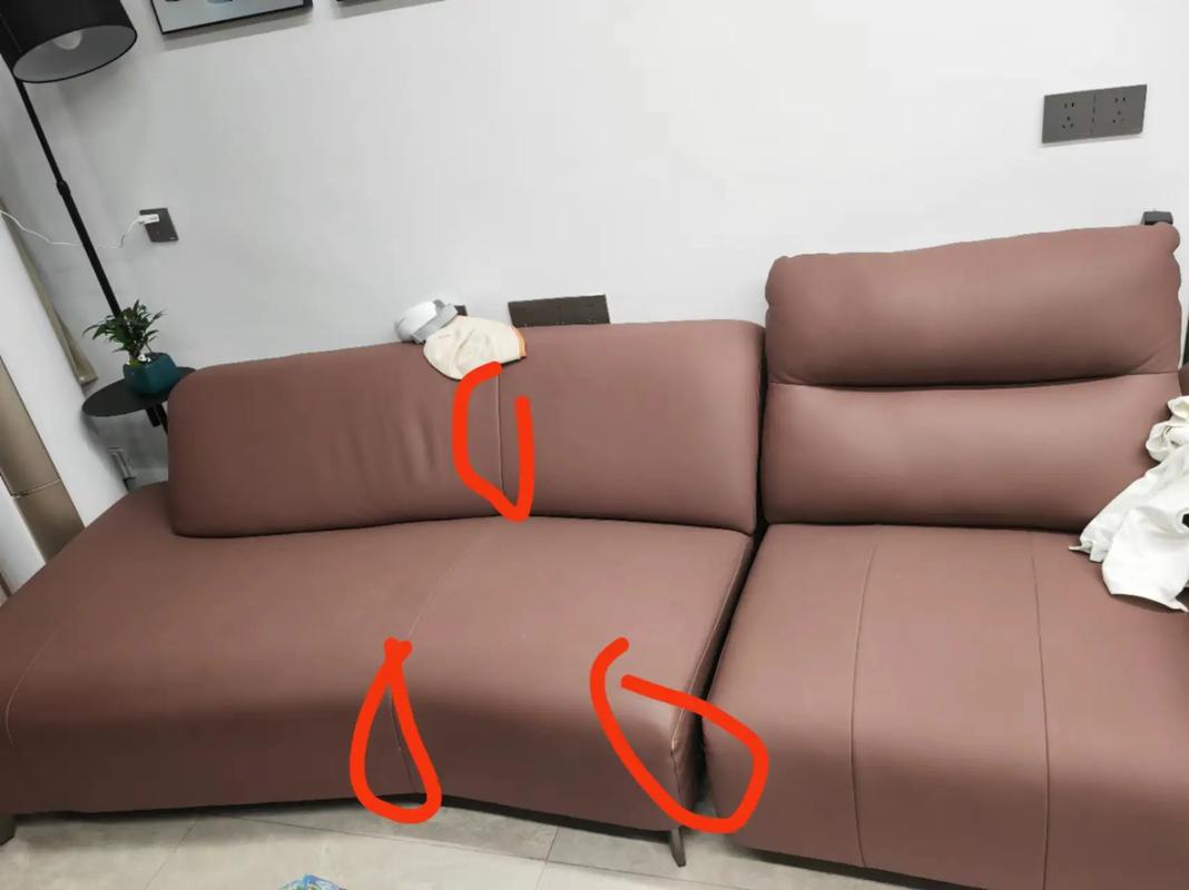 無良商家,劣質(zhì)真皮沙發(fā)半年不到壞了兩次,不幫換皮@a家家具家